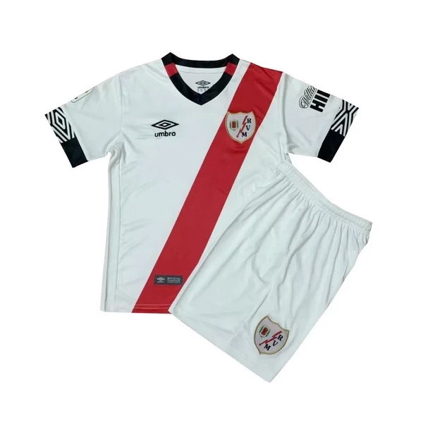 Camiseta Rayo Vallecano 1ª Niños 2020-2021 Blanco
